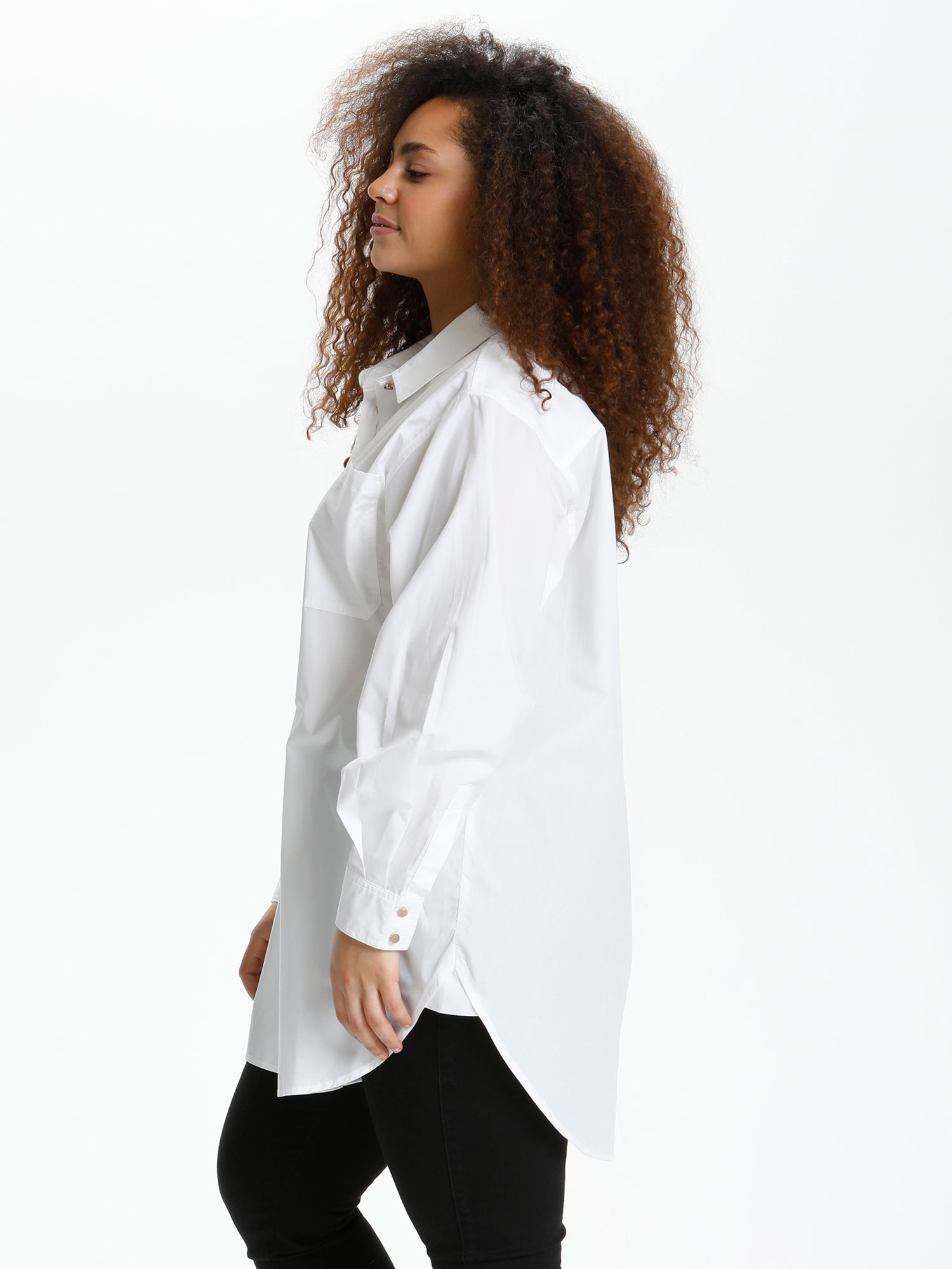 KCLONE - Plus Size Shirt fra Kaffe Curve