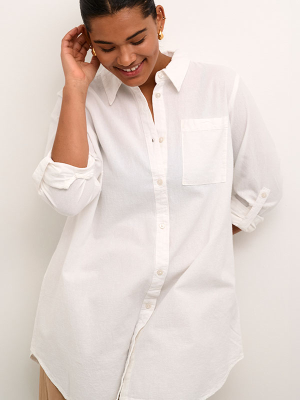 NANA - Plus Size Shirt fra Kaffe Curve