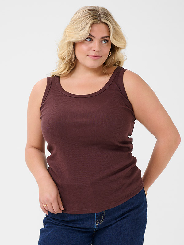 KCCARINA - Plus Size Top fra Kaffe Curve