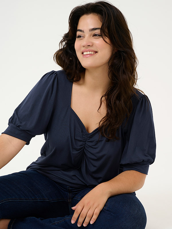 KCSISSY - Plus Size Blouse fra Kaffe Curve