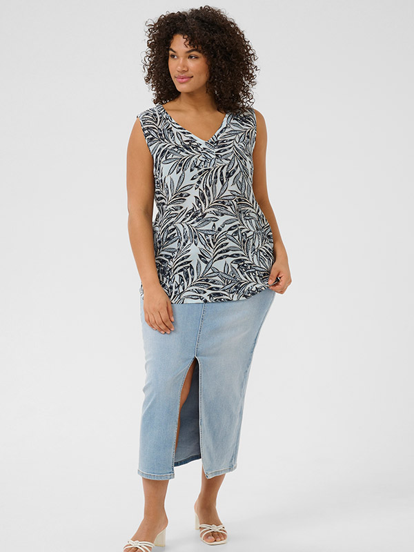 KCAMI - Plus Size Top fra Kaffe Curve