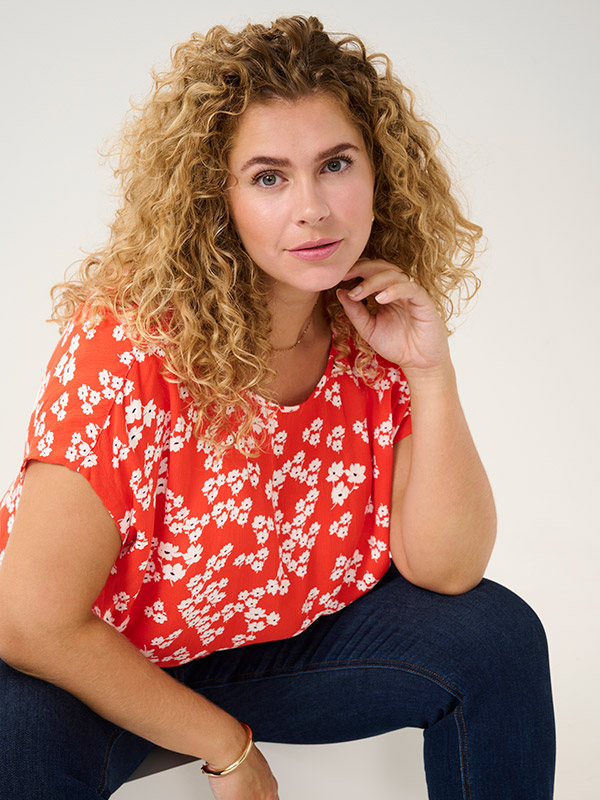 KCAMI - Plus Size Blouse fra Kaffe Curve