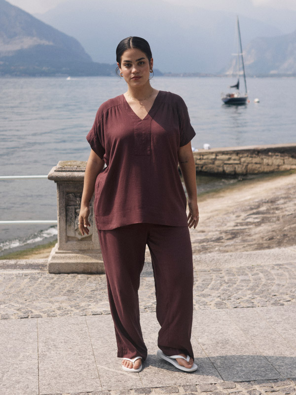 KCMILLE - Plus Size Pants fra Kaffe Curve