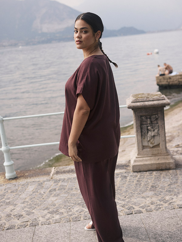 KCMILLE - Plus Size Pants fra Kaffe Curve