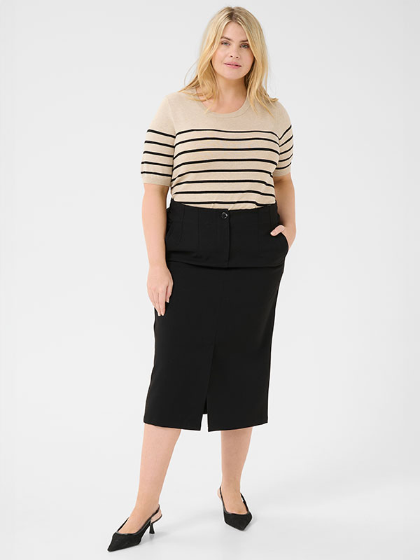 KCELIA - Plus Size Skirt fra Kaffe Curve