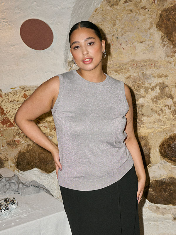 KCREGITTA - Plus Size Vest fra Kaffe Curve