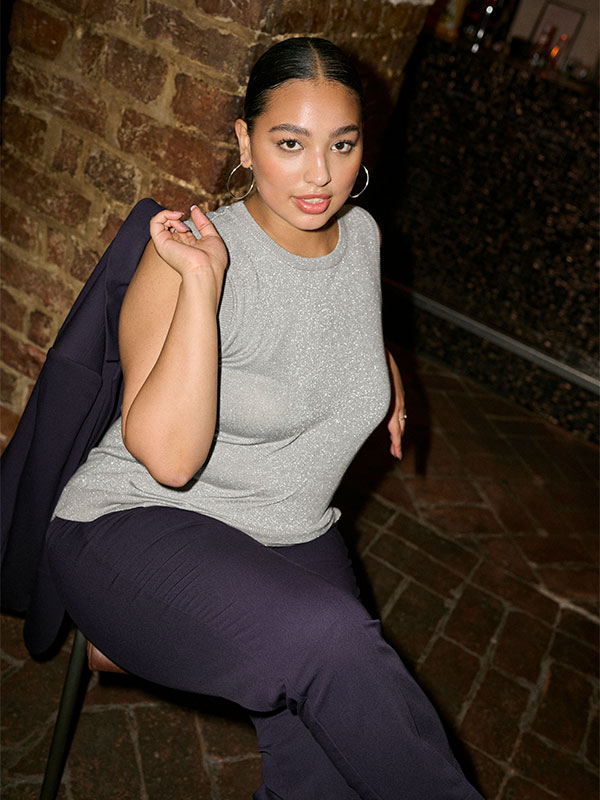 KCREGITTA - Plus Size Vest fra Kaffe Curve