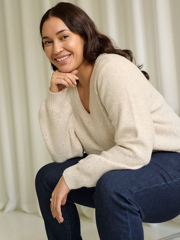 KCLUELA - Plus Size Sweater fra Kaffe Curve