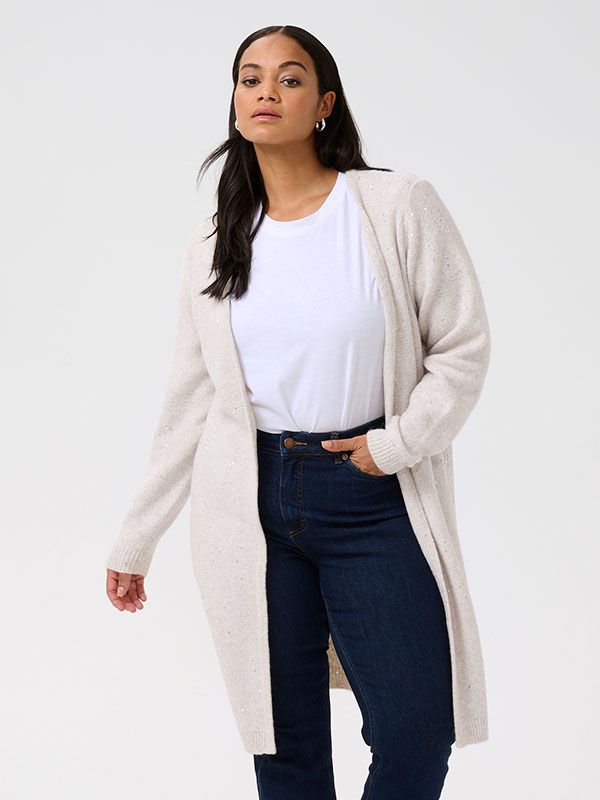 KCLUELA - Plus Size Cardigan fra Kaffe Curve