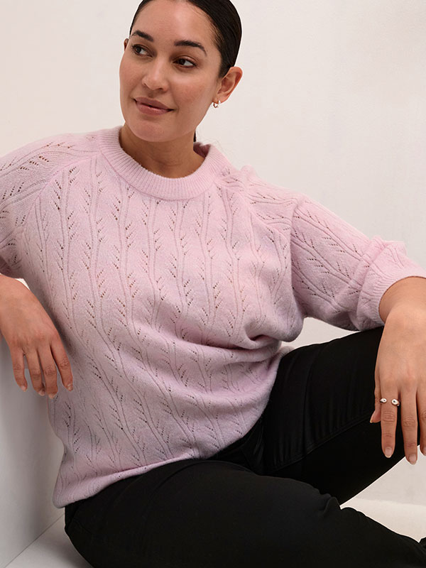 KCTENNA - Plus Size Sweater fra Kaffe Curve
