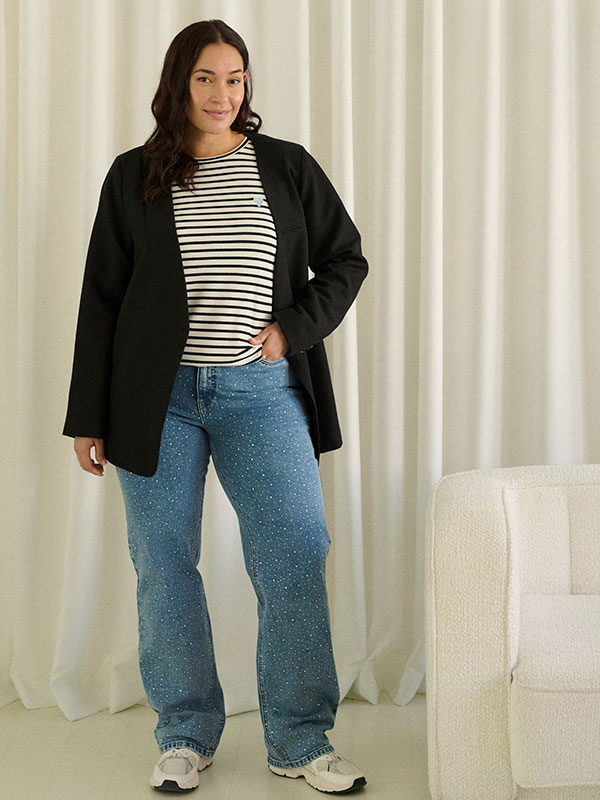 KCMIALA - Plus Size Blazer fra Kaffe Curve