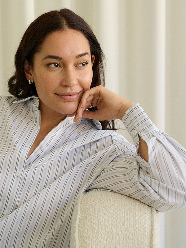 KCSELINA - Plus Size Shirt fra Kaffe Curve