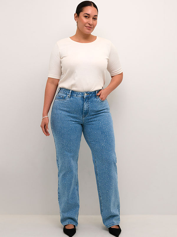 KCTHURA - Plus Size Jeans fra Kaffe Curve