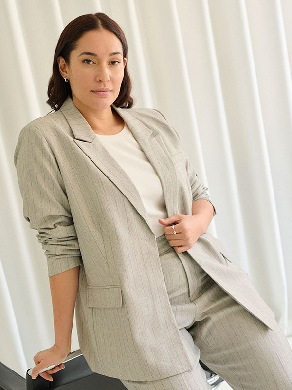 KCKAJA - Plus Size Blazer fra Kaffe Curve
