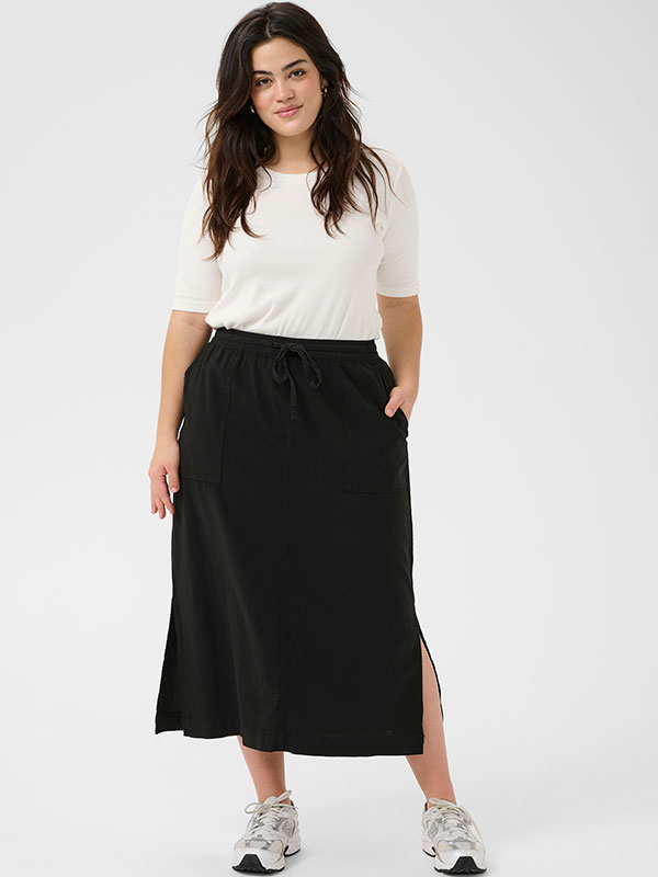 KCNANA - Plus Size Skirt fra Kaffe Curve