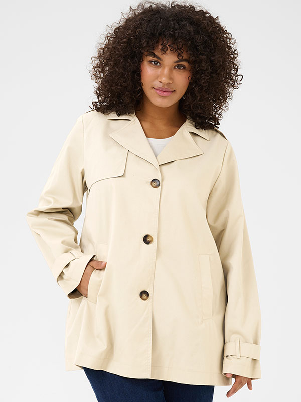 KCTRICIA - Plus Size Coat fra Kaffe Curve