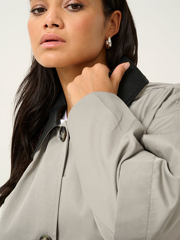 KCSANNA - Plus Size Coat fra Kaffe Curve