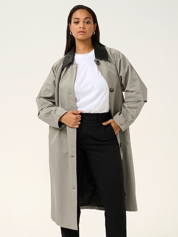 KCSANNA - Plus Size Coat fra Kaffe Curve