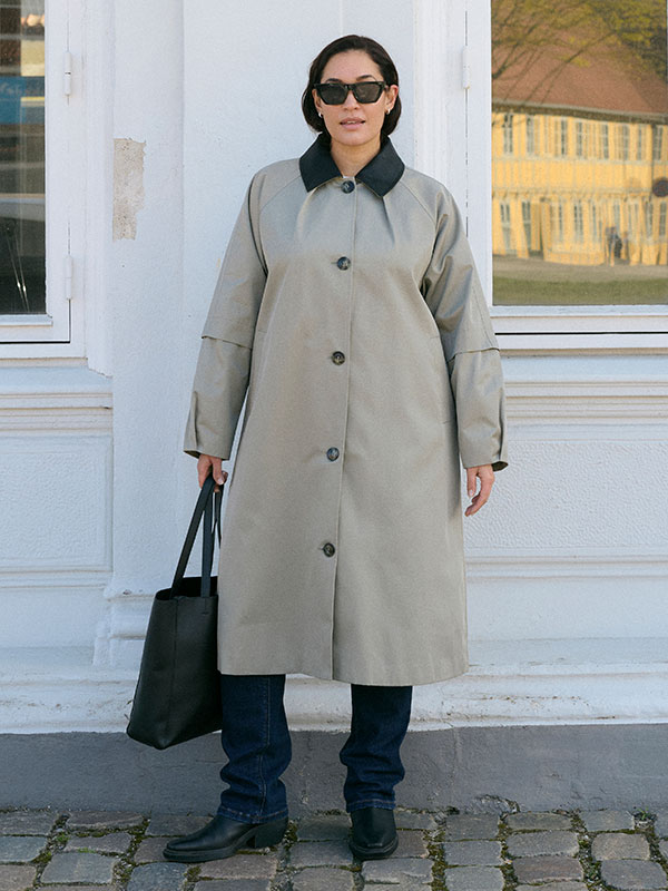 KCSANNA - Plus Size Coat fra Kaffe Curve