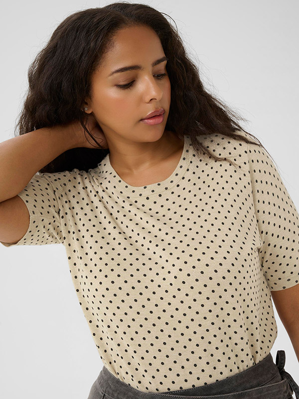 KCLIZZY - Plus Size T-shirt fra Kaffe Curve