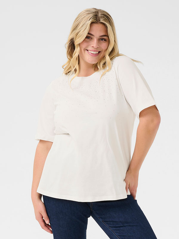 KCMERISA - Plus Size T-shirt fra Kaffe Curve