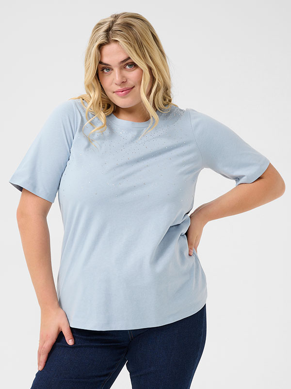 KCMERISA - Plus Size T-shirt fra Kaffe Curve