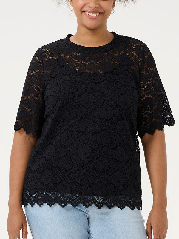 KCJAIDA - Plus Size T-shirt fra Kaffe Curve