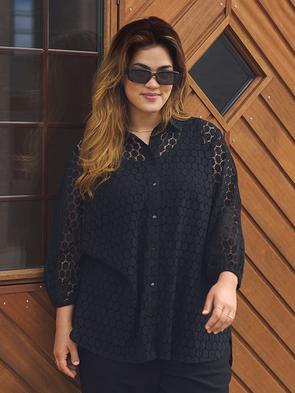 KCLORENA - Plus Size Shirt fra Kaffe Curve