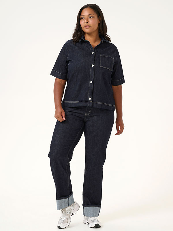 KCKHALA - Plus Size Shirt fra Kaffe Curve