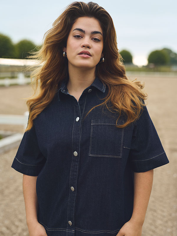 KCKHALA - Plus Size Shirt fra Kaffe Curve