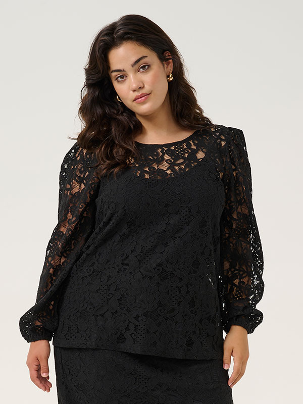 KCLANICA - Plus Size Blouse fra Kaffe Curve