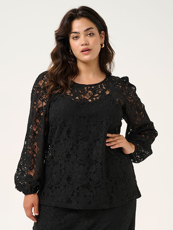 KCLANICA - Plus Size Blouse fra Kaffe Curve