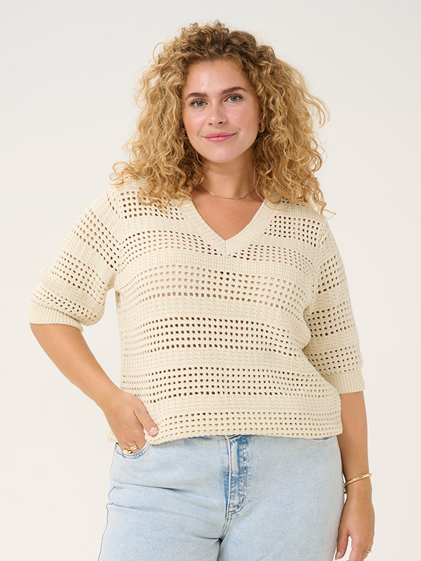 KCTENESA - Plus Size Sweater fra Kaffe Curve