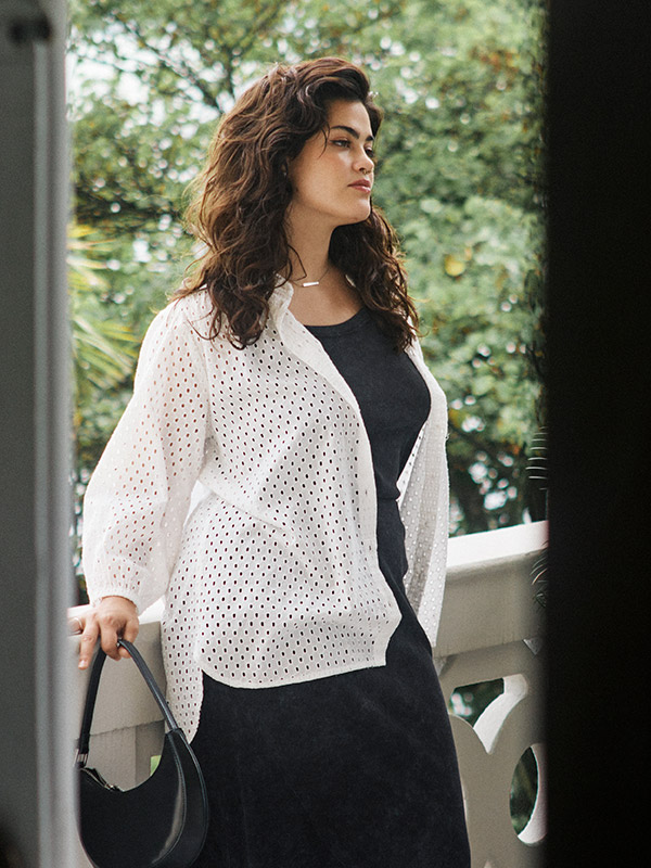 KCDALIA - Plus Size Top fra Kaffe Curve
