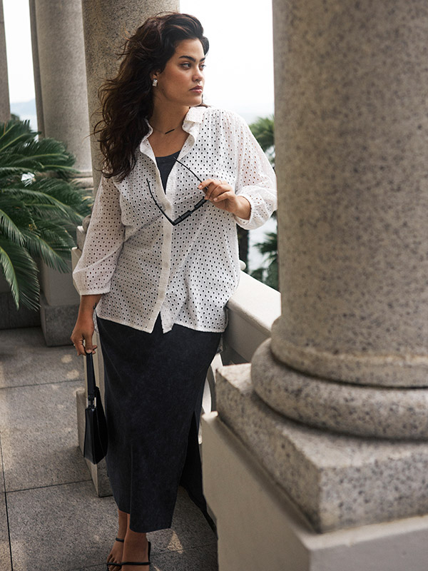 KCDALIA - Plus Size Skirt fra Kaffe Curve
