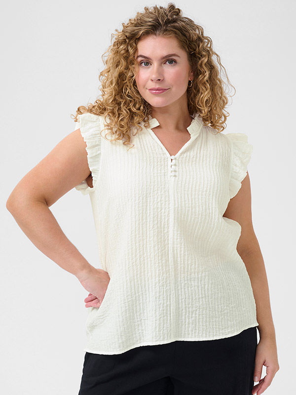 KCLYANA - Plus Size Top fra Kaffe Curve