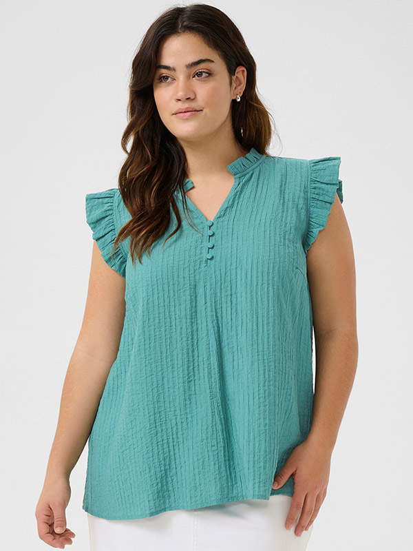 KCLYANA - Plus Size Top fra Kaffe Curve