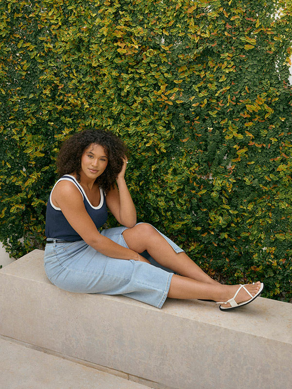 KCSINA - Plus Size Skirt fra Kaffe Curve
