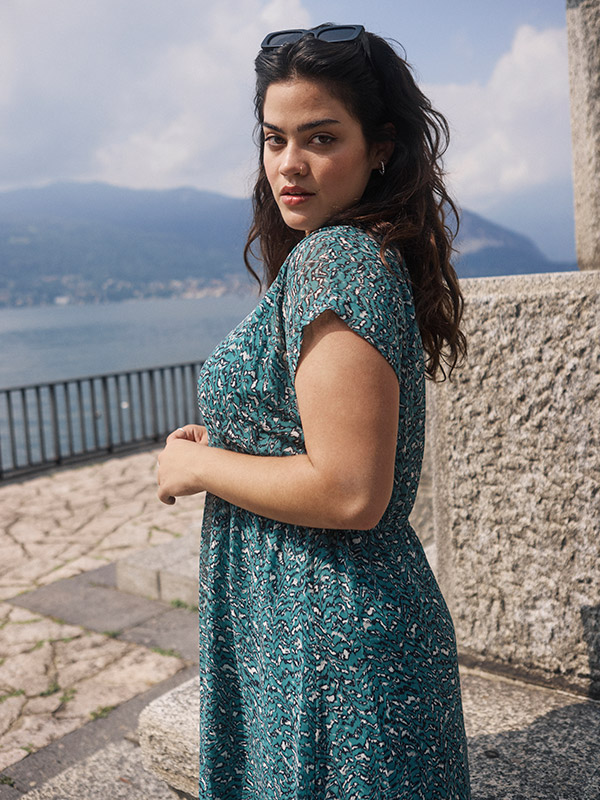KCBELIA - Plus Size Dress fra Kaffe Curve