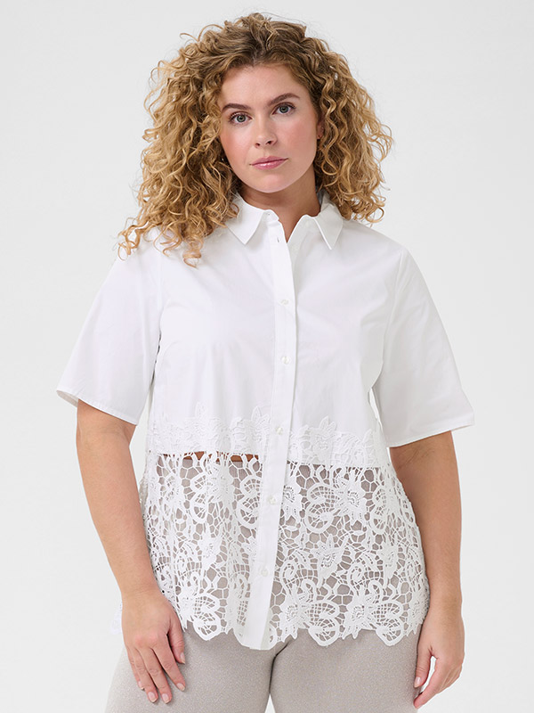 KCNALIA - Plus Size Shirt fra Kaffe Curve