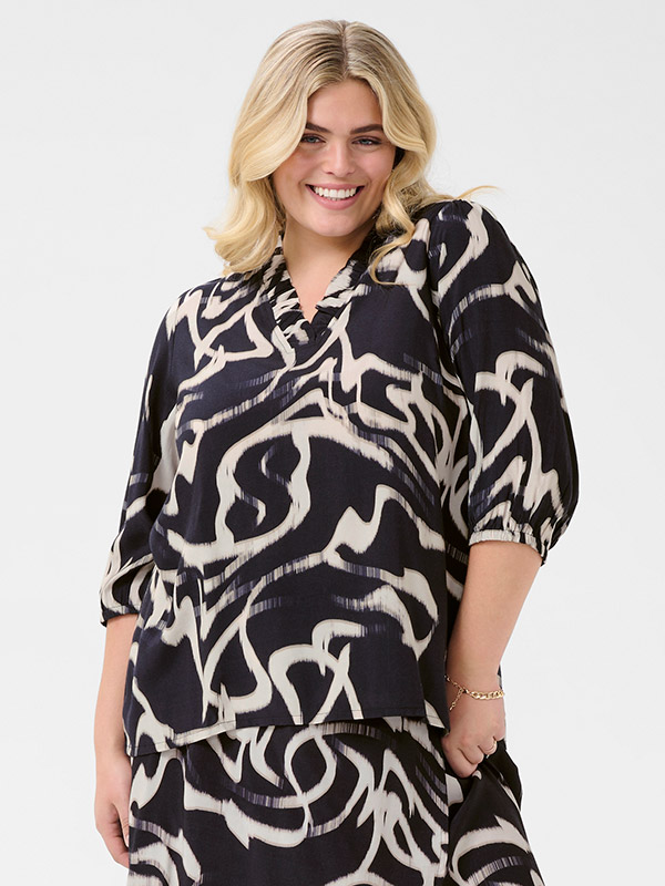KCMAREN - Plus Size Blouse fra Kaffe Curve