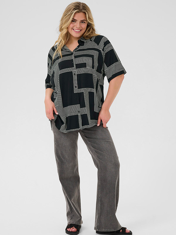 KCDONNA - Plus Size Shirt fra Kaffe Curve