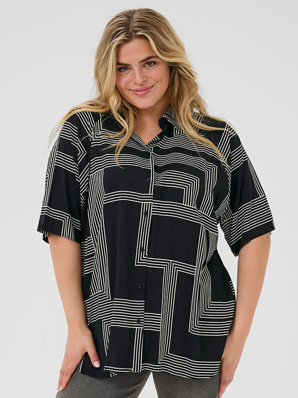 KCDONNA - Plus Size Shirt fra Kaffe Curve