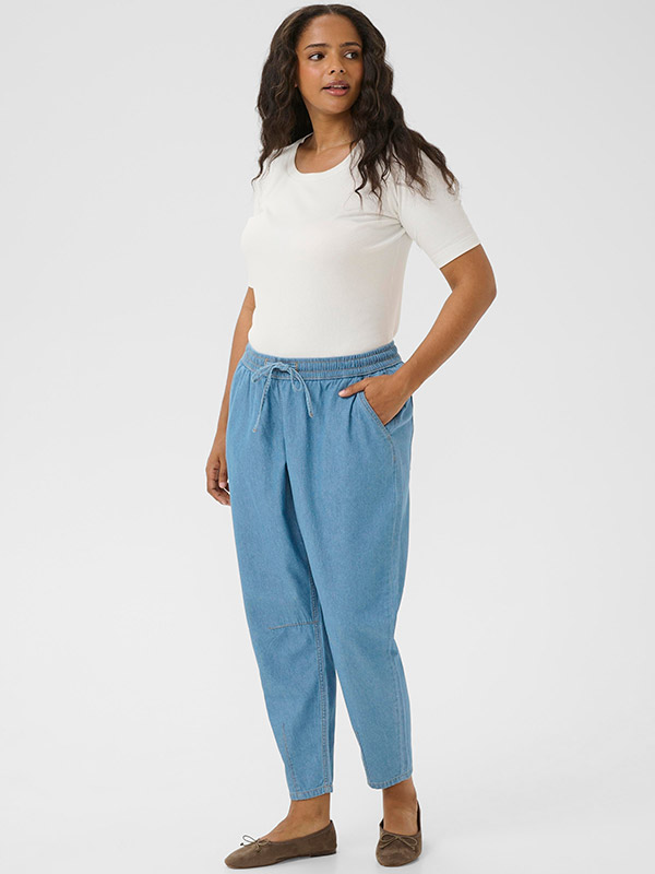 KCLOUISA - Plus Size Pants fra Kaffe Curve