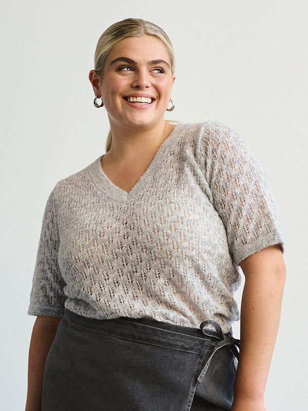 KCLOURA - Plus Size Sweater fra Kaffe Curve