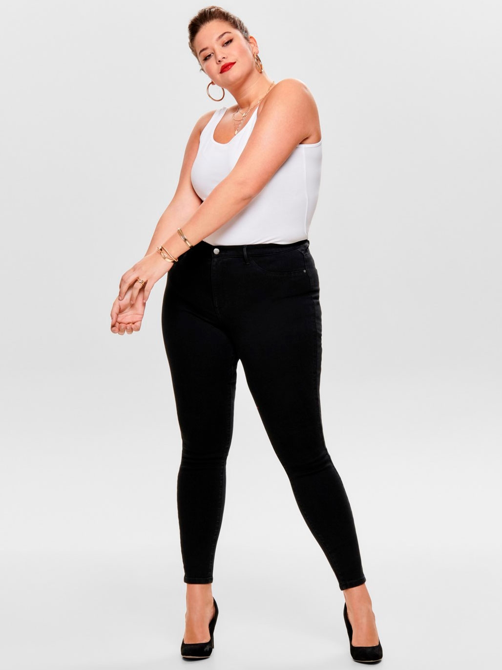 STORM  - Plus Size Jeans fra Only Carmakoma
