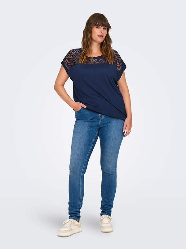 CARFLAKE - Plus Size T-shirt fra Only Carmakoma