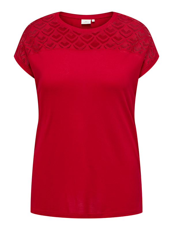 CARFLAKE - Plus Size T-shirt fra Only Carmakoma