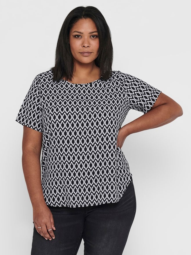VICA  - Plus Size T-shirt fra Only Carmakoma