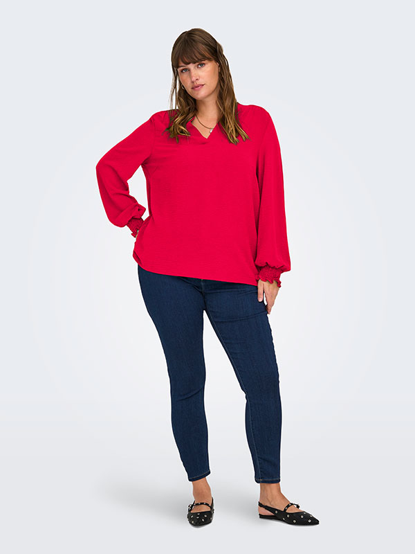 CARMETTA - Plus Size Blouse fra Only Carmakoma